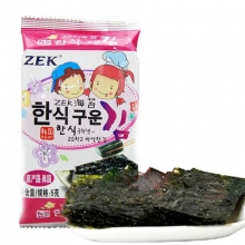【限时半价】韩国ZEK-原味海苔4g*3包