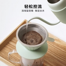 北鼎-手冲咖啡器具套装-(含mini手冲壶+咖啡杯)